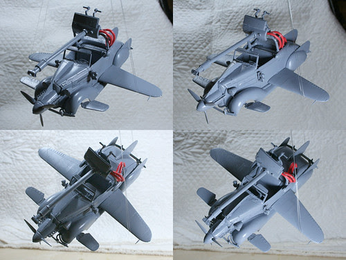"Invasion" maquette - lighting