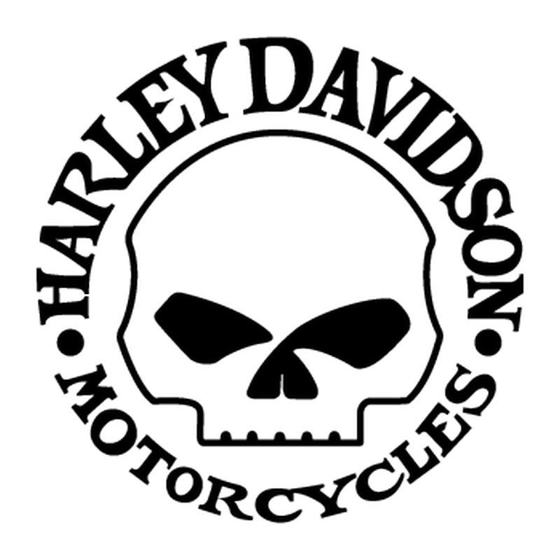 Harley Davidson Skull Decal 2nd model Harley Davidson Skull Decal 2nd model