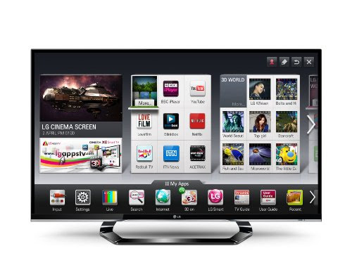 LG 42LM660T 42-inch Widescreen Full HD 1080p LED Cinema Screen 3D Smart TV with Freeview HD and 4 Pairs of 3D Glasses