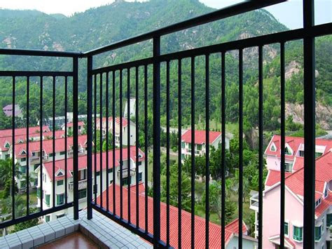 balcony fence house community villa coffee shop