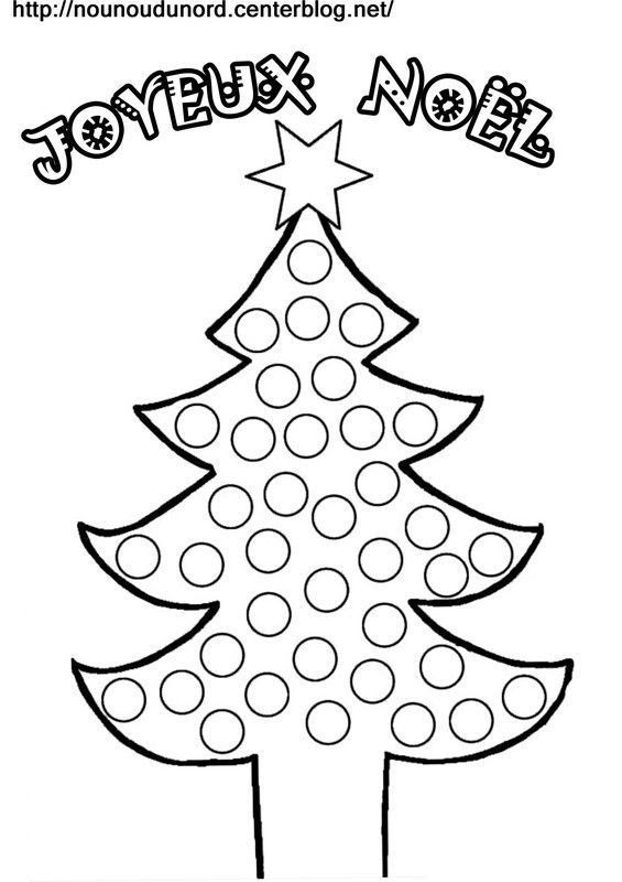 Coloriage De Noel Sapin Coloriage A Gommettes Le Sapin De Noel