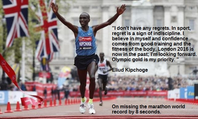 Kipchoge on missing the marathon world record by 8 seconds ...