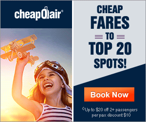 Cheap Fares To Top 20 Spots! Take up to $20? off with Promo Code TOP20. Book Now!
