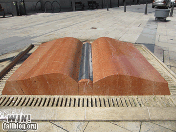 book fountain!!