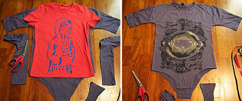 OutsaPop tutorial t-shirt bodysuit STEP 3