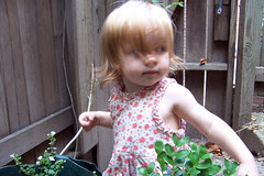 Alex in the garden