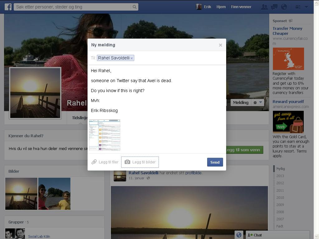 rahel facebook