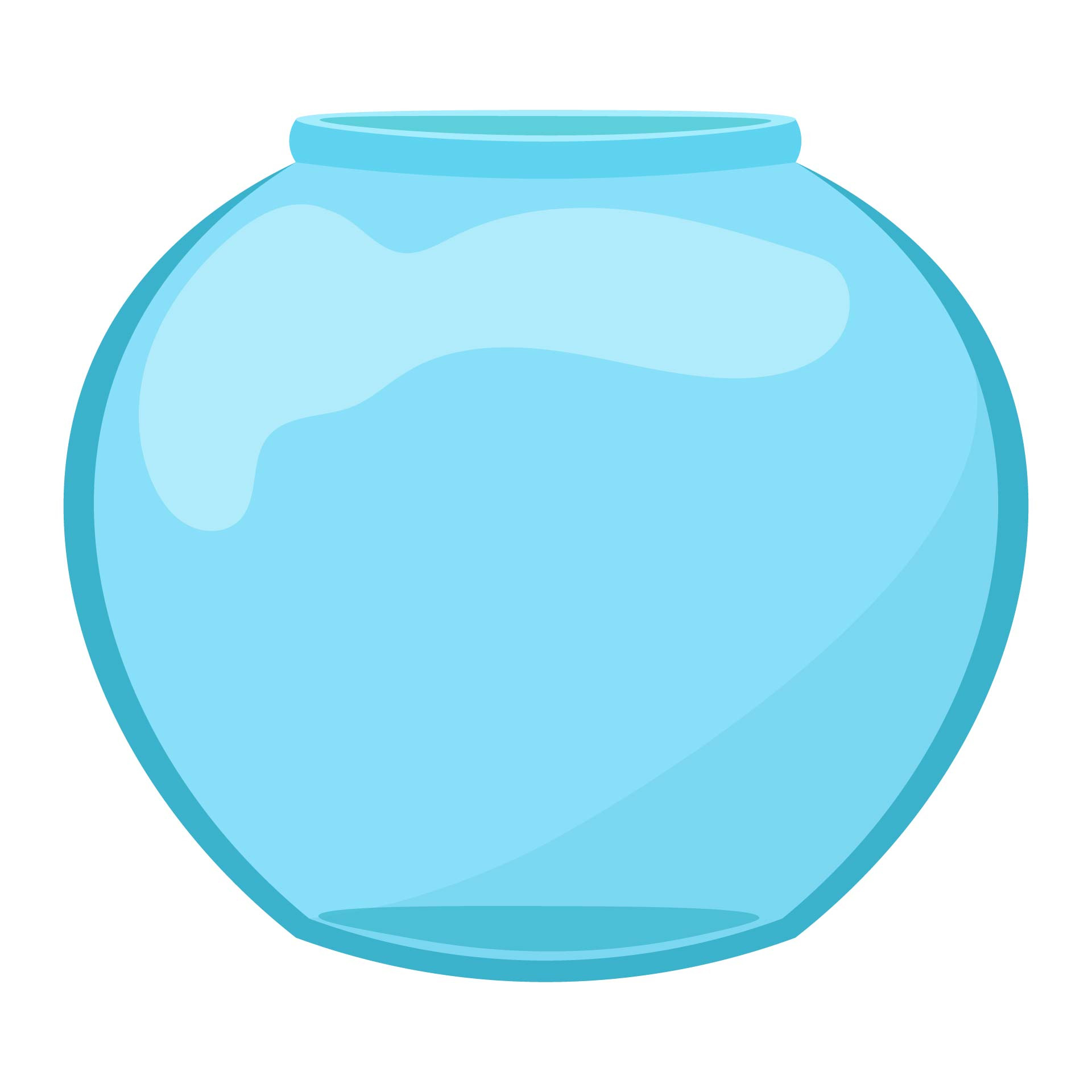 Fish Bowl Coloring Page Printable - Coloring Home