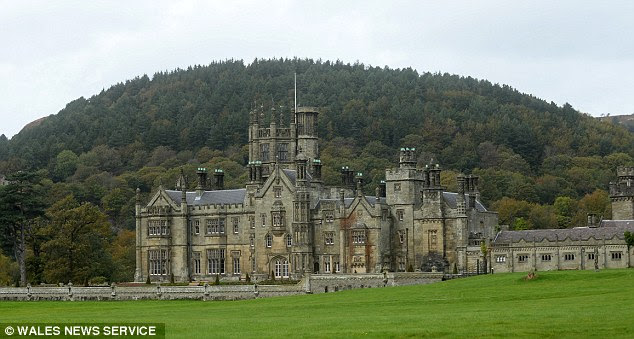Margam Park castle, pictured, is also on the grounds of the £1,000-a-week holiday cottage