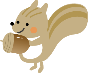 リスのイラスト 秋のイラスト 無料イラスト フリー素材