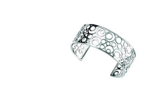 Elements Sterling Silver B3174 Ladies' Circles Openwork Cuff