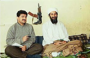 Hamid Mir interviewing Osama bin Laden for Dai...