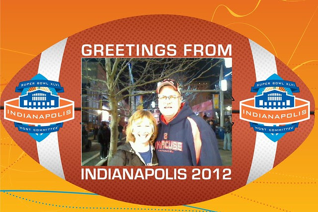 Super Bowl Village Postcard