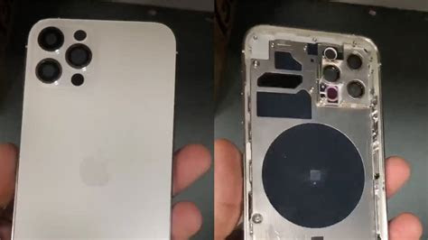 Du willst dein altes iphone mit qi ladeschale kabellos laden? iPhone 12 Pro leak case shows inside view of back panel - NNS