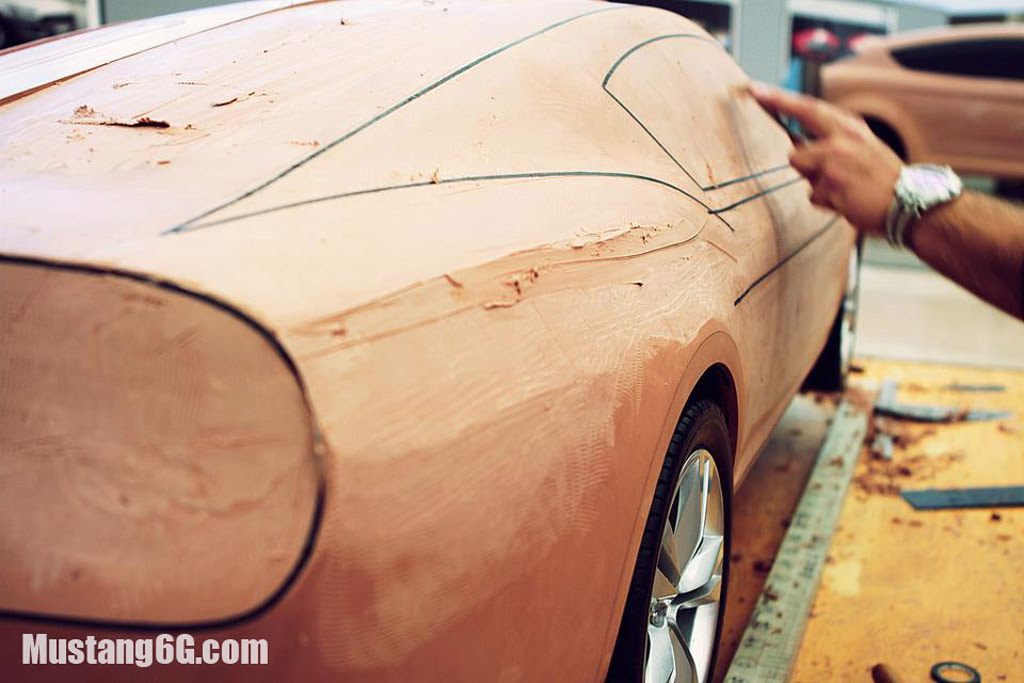 Alleged 2015 Ford Mustang clay models - Image: Mustang 6G forum