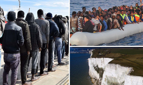 Desperate migrants