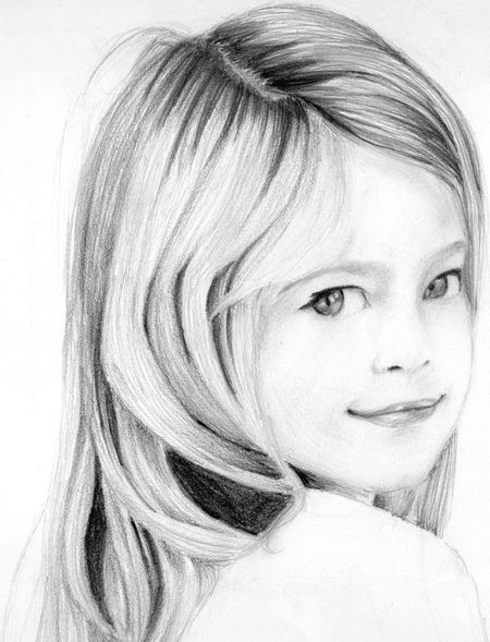 33 Contoh Gambar Sketsa Wajah  dengan Pensil Paling Bagus 