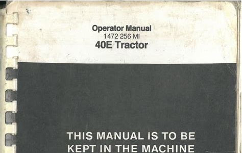 Read Online massey ferguson mf 40e operating manual Read Ebook Online,Download Ebook free online,Epub and PDF Download free unlimited PDF