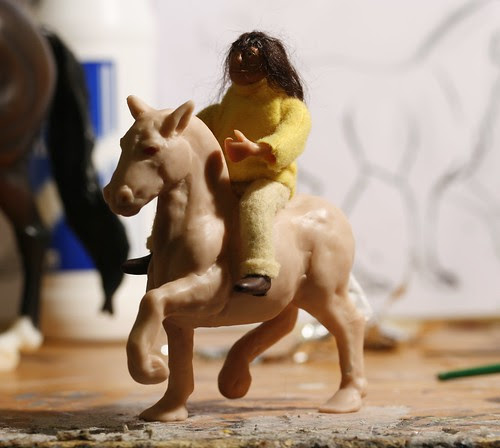 Shetland Sculpture in progress