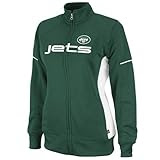 New York Jets Womens Majestic Counter Full Zip Track Jacket - L