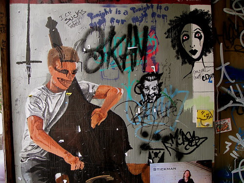 Graffiti wall paintings