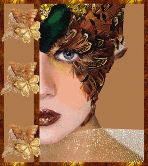 Lady &amp; Butterflies