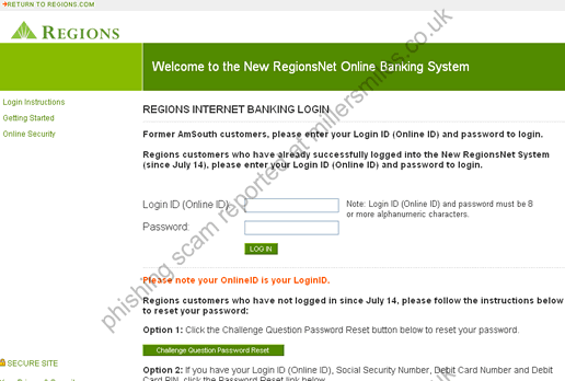 Online Banking Log In Review Regions Bank Phishing Scams Millersmiles Co Uk