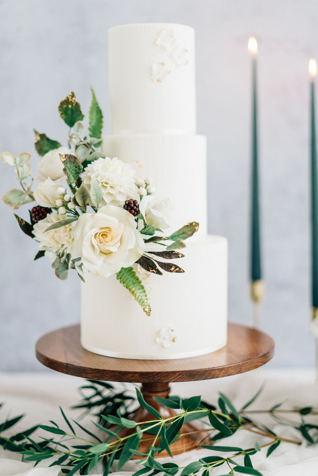 White Wedding Cove Cake Design Bespoke Wedding Cakes