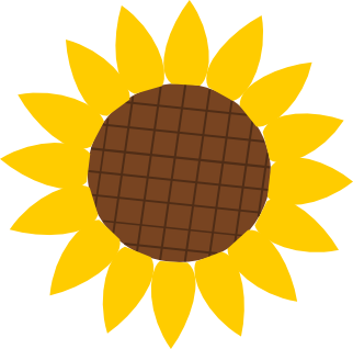 ヒマワリのイラスト 無料イラスト作成ソフトinkscape インクスケープ の作品集
