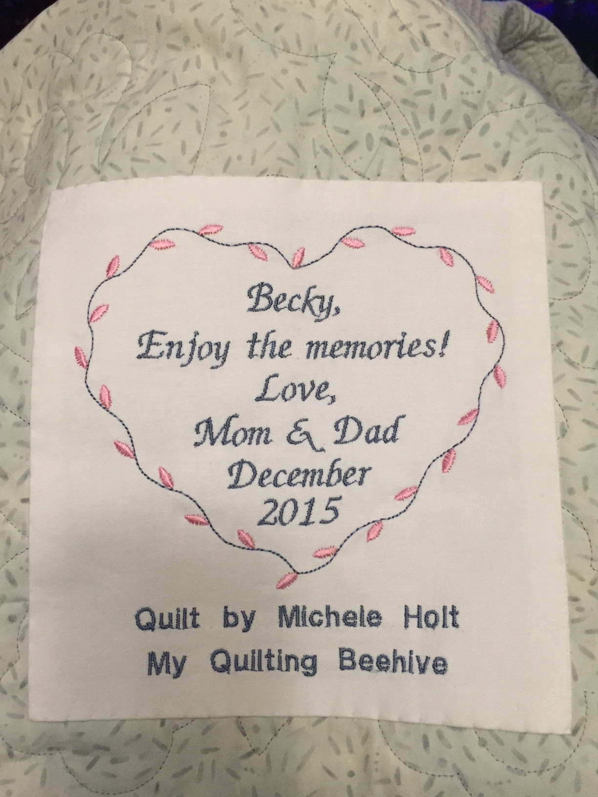 Custom Quilt Labels