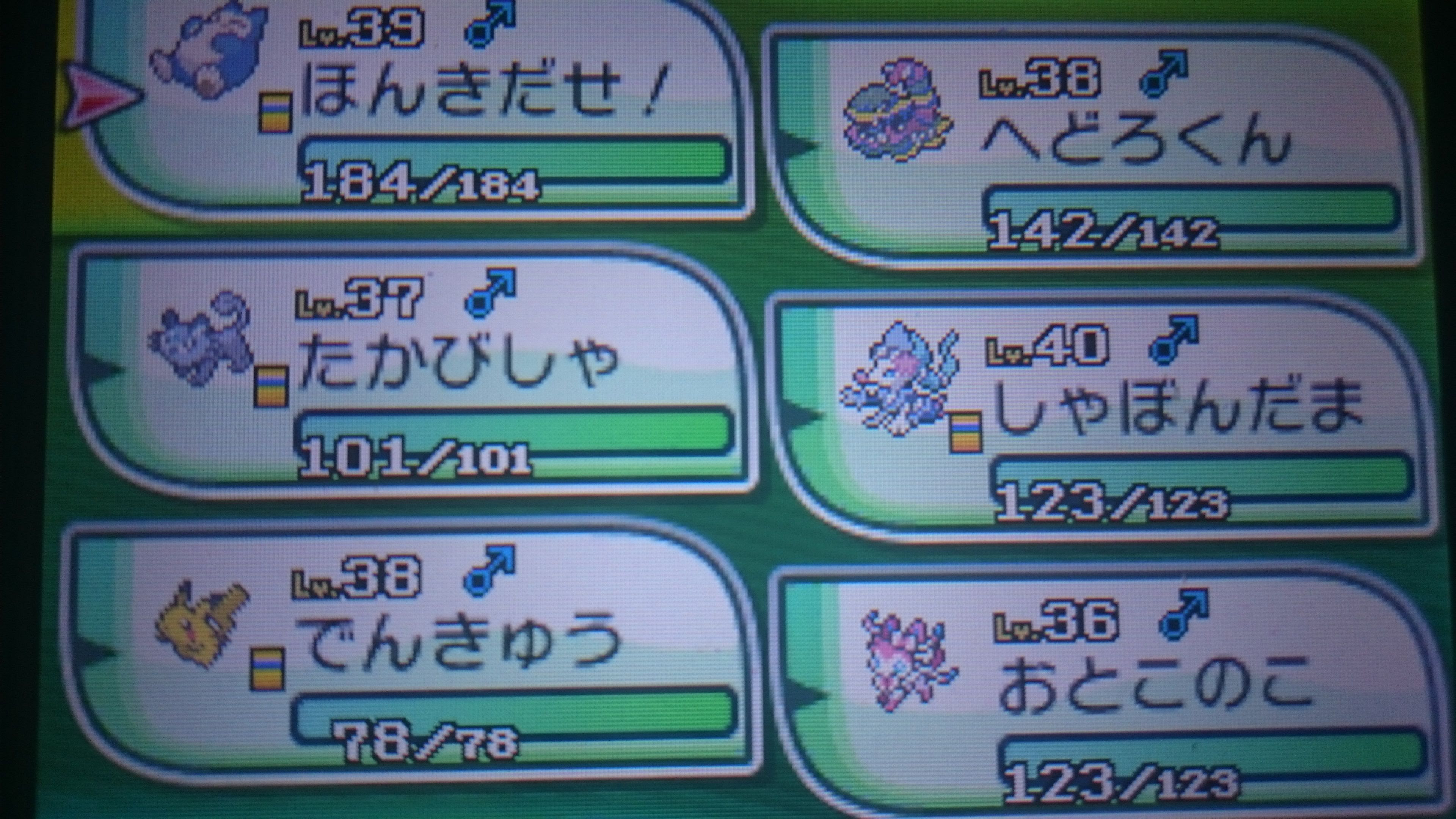 ポケモン 現在の手持ち紹介 サン ムーン Novels Room 楽天ブログ