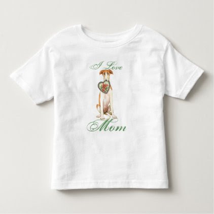 Borzoi Heart Mom Toddler T-shirt