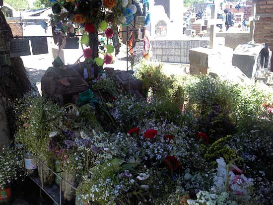 Tumba de Ángel Velásquez en Villazón Bolivia