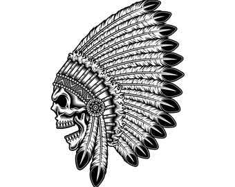 Download Indian Headdress Silhouette at GetDrawings | Free download