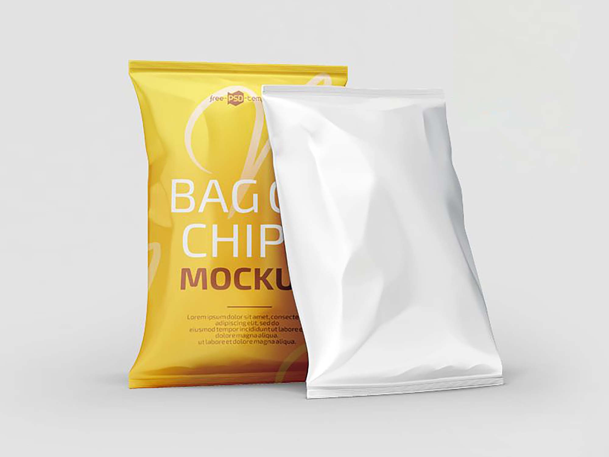 Download Free Chips Bag Mockup Psd