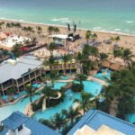 From above: Margaritaville Hollywood Beach Resort