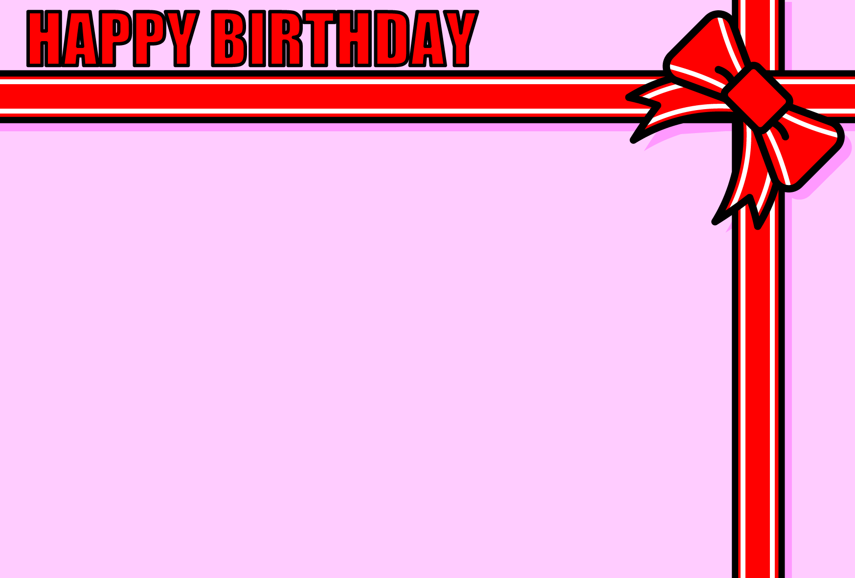 かわいい誕生日 バースデー メッセージカードの無料イラスト 商用フリー オイデ43