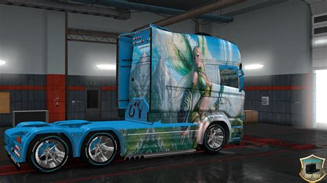 scania rs longline scania  longline fairy truck skins