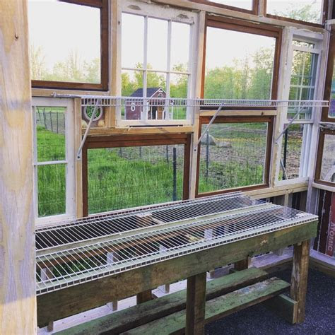 greenhouse bench  reclaimed wood  shelving