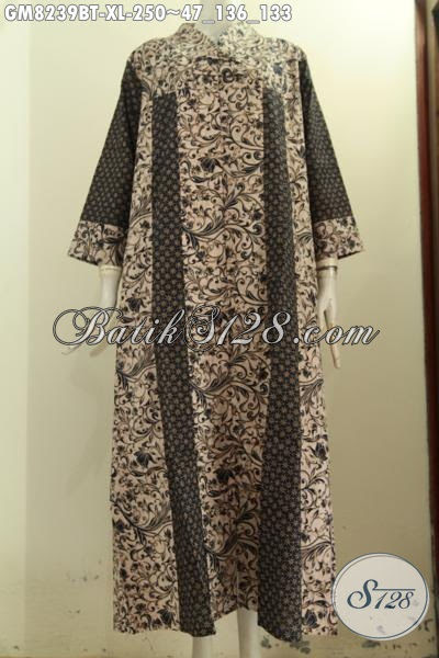 Model Baju Batik Wanita Masa Kini Produk Terbaru Gamis Batik Krah V
