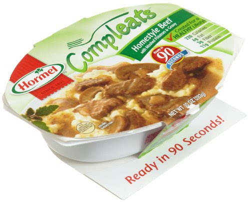 Hormel  Compleats Homestyle Beef with Mashed Potatoes & Gravy, 10-Ounce Microwavable Bowls (Pack of 6)