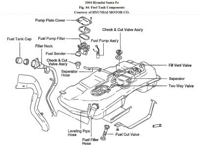 Fuel Pump Wiring Diagram: Engine Performance Problem 2004 Hyundai