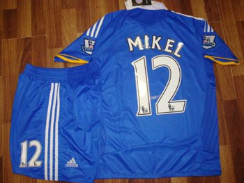 08-09 CHELSEA FC HOME JERSEY MIKEL + FREE SHORT (SIZE M)