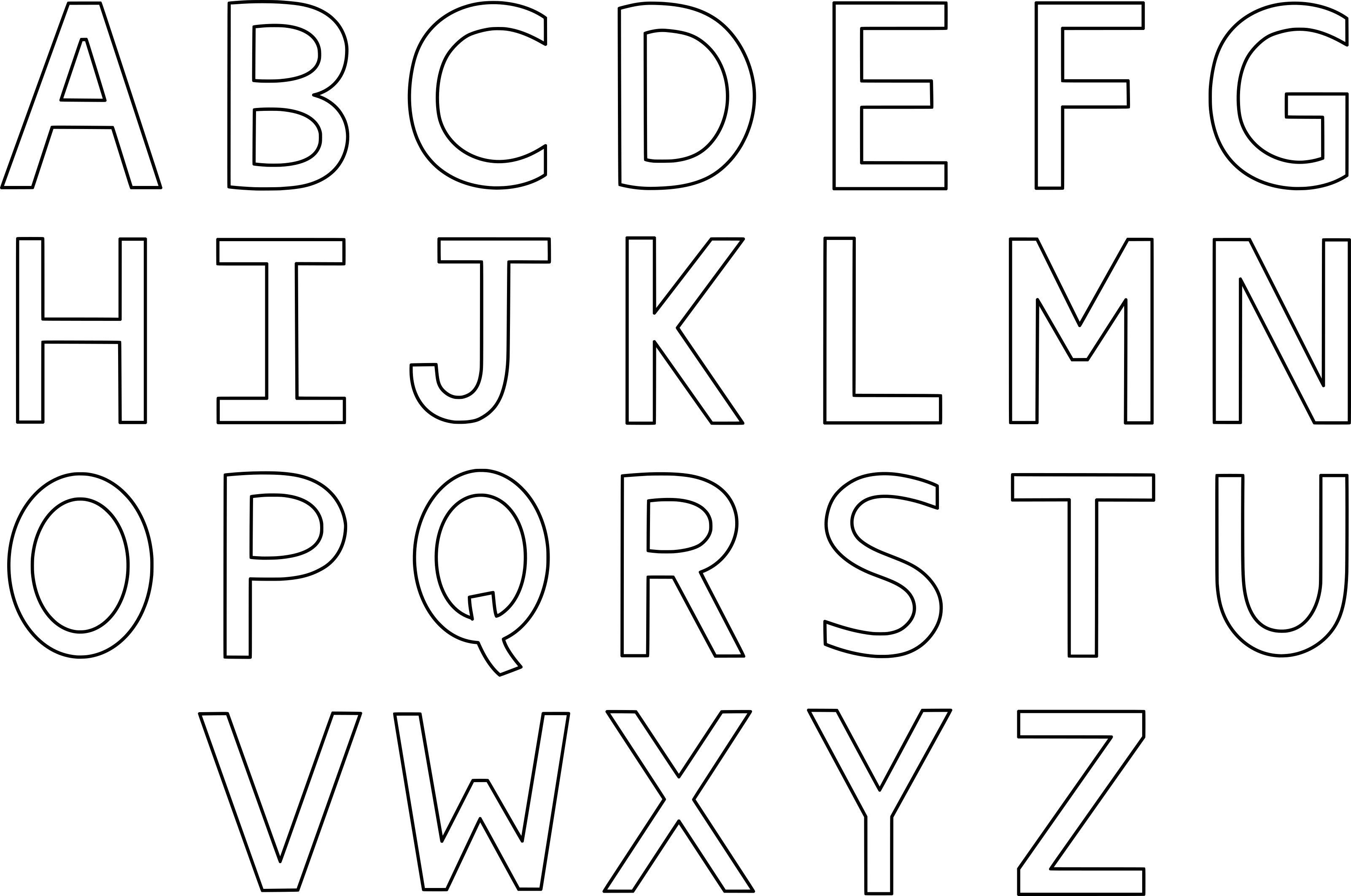 Coloriage alphabet à imprimer