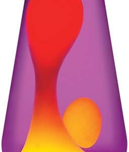 Lava Lamp Original Brand 20 oz - Yellow Wax with Purple Liquid