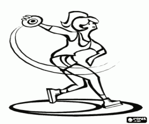 Juegos de Atletismo para colorear, imprimir y pintar