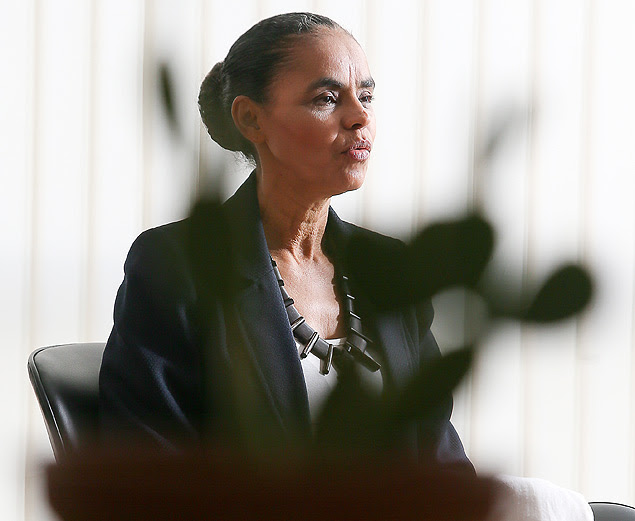 A ex-senadora Marina Silva fala em entrevista exclusiva à *Folha* sobre a adesão ao PSB