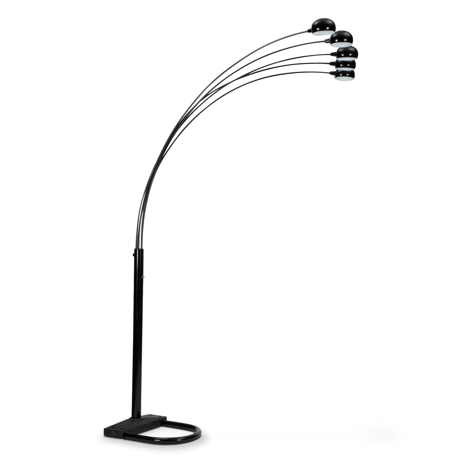 Black Arc Floor Lamp | Value City Furniture