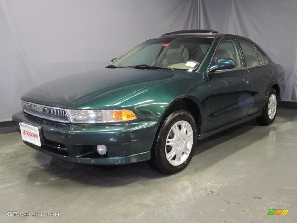 2001 Sherwood Green Pearl Mitsubishi Galant ES #28659562 ...