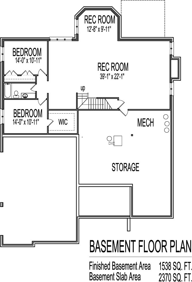 Simple Simple One Story 2 Bedroom House Floor Plans Design with ...